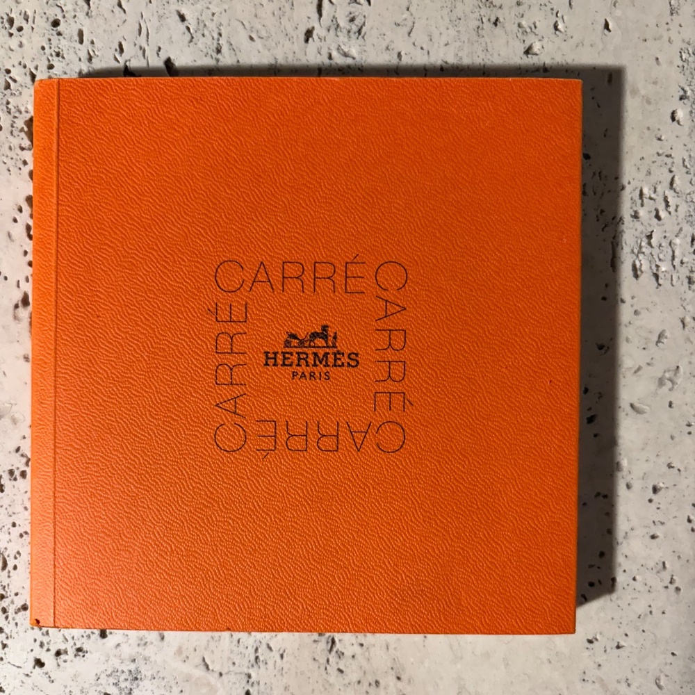 Vintage Hermes Carre Scarf Tying booklet